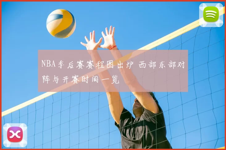 NBA季后赛赛程图出炉 西部东部对阵与开赛时间一览